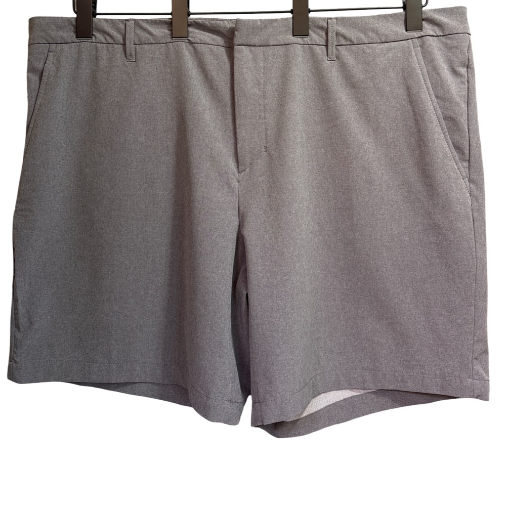 All in Motion Men's Classic Gray Flat Front Shorts Size 50 (3 for $12 item)